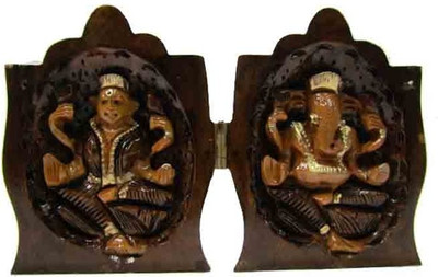 5% OFF on SC Handicrafts Laxmi Ganesha Decorative Showpiece - 7 cm(Wood, Brown) 5% OFF on SC Handicrafts Laxmi Ganesha Decorative Showpiece - 7 cm(Wood, Brown)