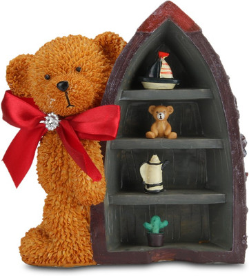 

Sunrise Love Bear Decorative Showpiece - 21 cm(Polyresin, Multicolor)