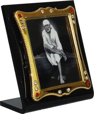 

Sigarma Sai Baba Idol Frame - For Car Dashboard, Office-Desk, Table Decor, Home and Shop - K494 Decorative Showpiece - 7 cm(Acrylic, Multicolor)