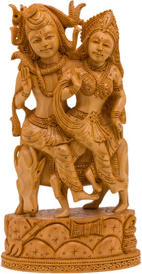 33% OFF on Prachin Shiva/Parvathy 10 Decorative Showpiece - 24 cm(Wood, Brown) 33% OFF on Prachin Shiva/Parvathy 10 Decorative Showpiece - 24 cm(Wood, Brown)