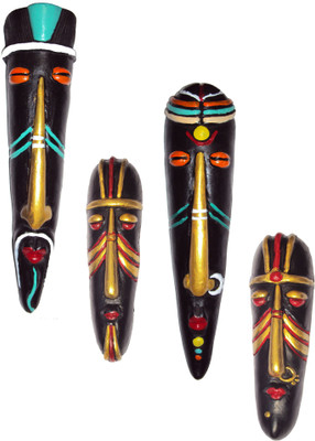

Hand Art Adibasi Family Decorative Showpiece - 30 cm(Terracotta, Multicolor)