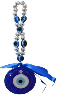

Numeroastro Hanging Evil Eye For Good Luck For Home & Car Decorative Showpiece - 20 cm(Polyresin, Dark Blue)