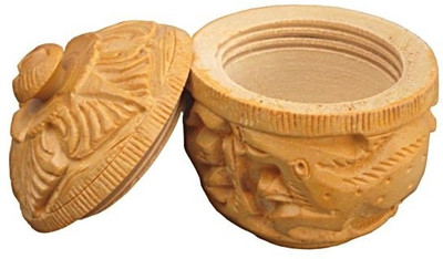 43% OFF on Chitra Handicraft Sindoor Dani Showpiece - 5 cm(Wooden, Brown) 43% OFF on Chitra Handicraft Sindoor Dani Showpiece - 5 cm(Wooden, Brown)