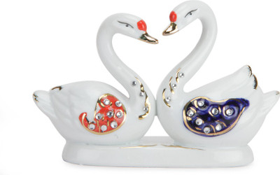 

Sunrise Love Birds Decorative Showpiece - 14 cm(Ceramic, Multicolor)
