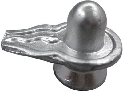 

Sitare 100 gms Pure Parad Mercury Shiva Shivling Decorative Showpiece - 3 cm(Silver Finish, Silver)