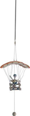 

Krishna Carpets Paraglider Decorative Showpiece - 23 cm(Wooden, Multicolor)