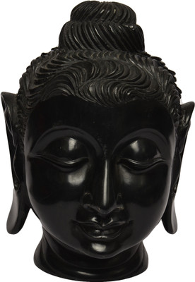 

Artist Haat Hand Carved Soapstone Decorative Showpiece - 19 cm(Stoneware, Black)