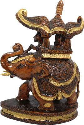 

Frabjous Hand Namaskar With Laxmi & Ganesh Statue Decorative Showpiece - 16.5 cm(Wooden, Brown)