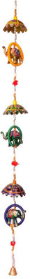 

Shop Jaipuri Elephant Door Hanging Handcrafted Decorative Showpiece - 96 cm(Paper Mache, Multicolor)