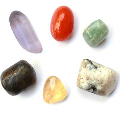 

Reiki Crystal Products 100 % Original Renal Tumble Stone Kit Not Dyed Charged By Reiki Grand Master & Vastu Expert Decorative Showpiece - 2 cm(Crystal, Multicolor)