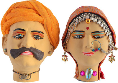 

Maalgaadienterprises Decorative Showpiece - 8 cm(Ceramic, Multicolor)