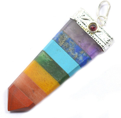 

Reiki Crystal Products 7 Chakra Bonded Stick Pendant Decorative Showpiece - 6 cm(Crystal, Multicolor)