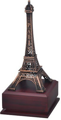 

Sale Funda Metal Eiffel tower Decorative Showpiece - 23 cm(Alloy, Wooden, Copper)