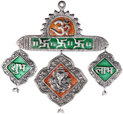 

Etsi Bitsi EtsiBitsi Metal Subh Labh Wall Hanging EB_Showpiece_048 Decorative Showpiece - 19 cm(Steel, Multicolor)