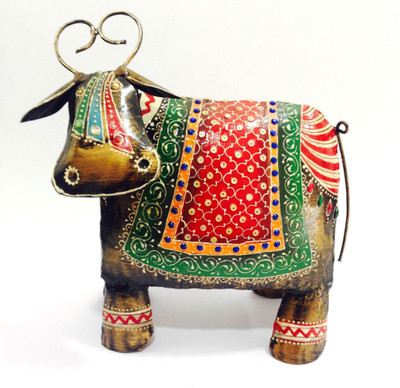 

Shivay Arts Decorative Showpiece - 23.5 cm(Iron, Multicolor)