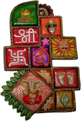 14% OFF on Megifting Vastu Ganesh Good Luck-Wall Hanging-SML Decorative Showpiece - 33 cm(Polyresin, Multicolor) 14% OFF on Megifting Vastu Ganesh Good Luck-Wall Hanging-SML Decorative Showpiece - 33 cm(Polyresin, Multicolor)