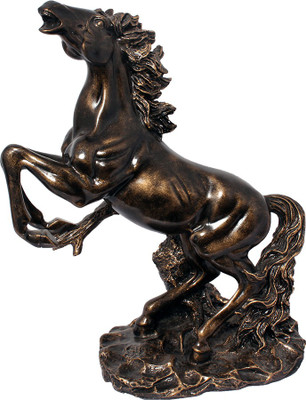 

Art N Hub Fengshui Victory Horse / Pet Animal Statue Home Decor Gift item Decorative Showpiece - 40 cm(Earthenware, Multicolor)