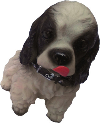 

Gooddeals Puppy Dog Figurine Decorative Showpiece - 13 cm(Polyresin, Multicolor)