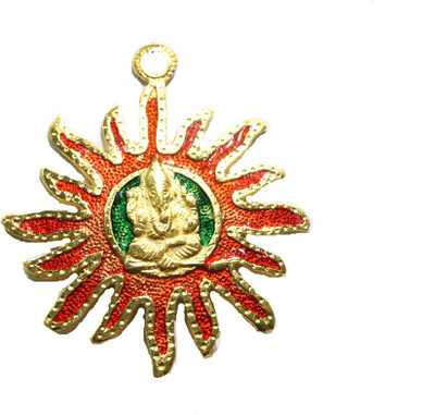 

Sarvsiddhi Colored Ganesh Wall Hanging Decorative Showpiece - 14 cm(Aluminium, Multicolor)