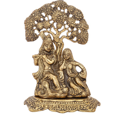 

Etsi Bitsi Majestic Decorative Showpiece - 9 cm(Steel, Gold)
