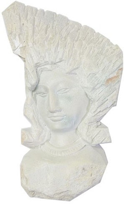 

CraftEra Decorative Showpiece - 19 cm(Marble, White)