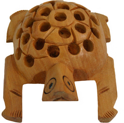 

BKDT Marketing Hand Made Beautifuly handcrafted Tortoise Decorative Showpiece - 2 cm(Wooden, Brown)