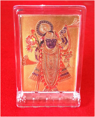 

Gold Art 4 U Lord Shreenath Gold Foil Decorative Showpiece - 7.9 cm(Gold Foil, Multicolor)