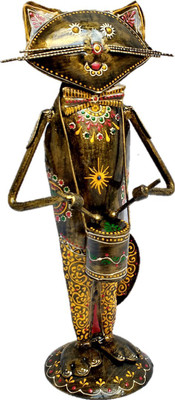 

Sancheti Art Decorative Showpiece - 35 cm(Iron, Gold, Multicolor)