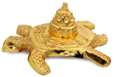 

Gifts By Meeta Feng Shui Meru Yantra Decorative Showpiece -(Plastic, Gold)