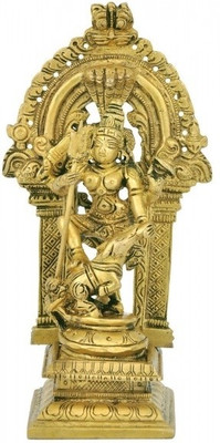 Redbag Devi Durga Statue Decorative Showpiece - 16.51 cm(Brass, Gold) Redbag Devi Durga Statue Decorative Showpiece - 16.51 cm(Brass, Gold)