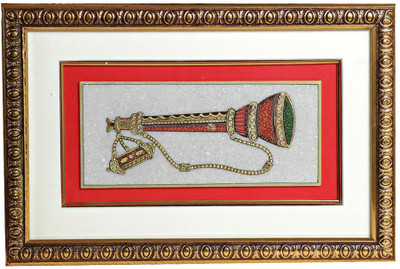 31% OFF on Aapno Rajasthan Gold Painted Flute Wall Hanging Decorative Showpiece - 35.56 cm(Stone, Multicolor) 31% OFF on Aapno Rajasthan Gold Painted Flute Wall Hanging Decorative Showpiece - 35.56 cm(Stone, Multicolor)