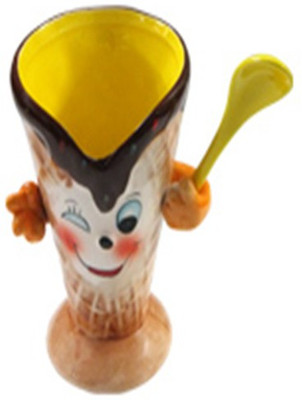 Right Florist Decorative Showpiece - 13.5 cm(Ceramic, Multicolor) Right Florist Decorative Showpiece - 13.5 cm(Ceramic, Multicolor)