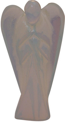 

DivyaMantra Opalite Crystal Angel For Third Eye Chakra Decorative Showpiece - 5.5 cm(Crystal, Clear)