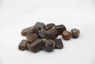 

Samriddhi Vastu Tiger eye Tumbled stone for luck and fortune Decorative Showpiece - 2 cm(Stoneware, Gold)