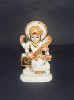 

Mahaveer Creation Decorative Showpiece - 18 cm(Stoneware, White)