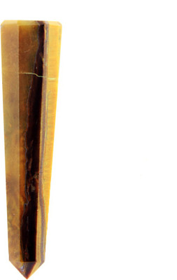 

Nirvana Gems 142 Cts Tiger eye Healing wand Decorative Showpiece - 7.2 cm(Stoneware, Brown)