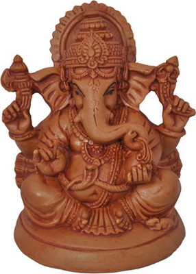34% OFF on Nilgiri Touch Round Base Ganesha Wood Finish Decorative Showpiece - 9.5 cm(Marble, Brown) 34% OFF on Nilgiri Touch Round Base Ganesha Wood Finish Decorative Showpiece - 9.5 cm(Marble, Brown)