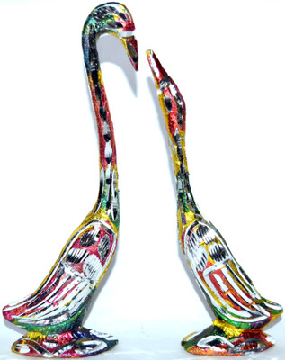 

TRENDZ MART GLOBAL Decorative Showpiece - 18 cm(Aluminium, Multicolor)