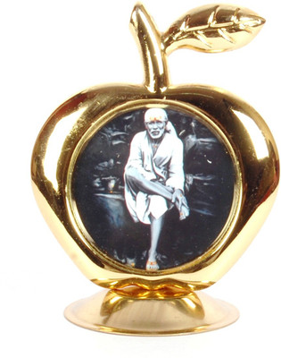 

Sigaram Sigaram Sai Baba Photo Inside Apple Frame - For Car Dashboard, Office-Desk, Table Decor, Home and Shop - K333 Decorative Showpiece - 7 cm(Acrylic, Multicolor)