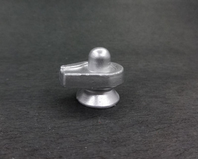 Sitare Shiva Pure Parad Mercury 55 gms Shivling Decorative Showpiece  -  2 cm(Iron, Silver)