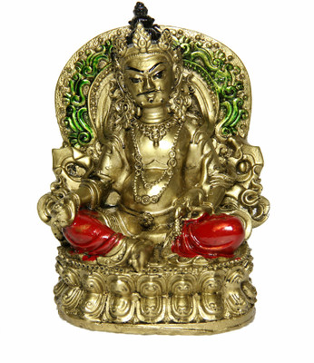 

Vastu Art Vastu / Feng Shui / Lord Kuber For Wealth And Success� Decorative Showpiece - 12 cm(Polyresin, Gold)