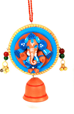 32% OFF on Adaa Ganesha Wall Hanging (Round) - Blue Decorative Showpiece - 10 cm(Terracotta, Blue) 32% OFF on Adaa Ganesha Wall Hanging (Round) - Blue Decorative Showpiece - 10 cm(Terracotta, Blue)