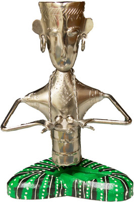 

Crafticia Decorative Showpiece - 18 cm(Aluminium, Multicolor)