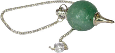 

Gomati Ethnic Handmade Traditional Designer Light Green Aventurine Stone Ball Pendulum 1.5 Inch Decorative Showpiece - 3.8 cm(Stoneware, Green)