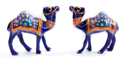 

ByCue Aluminium Camel Decorative Showpiece - 7.5 cm(Aluminium, Brown)