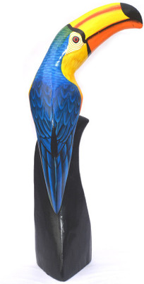 

Art Godaam WOODEN BIRD Decorative Showpiece - 33 cm(Wooden, Multicolor)