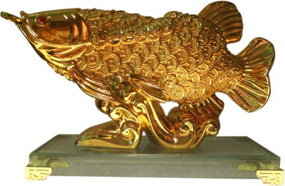 

Dharohar The Heritage Decorative Showpiece - 13 cm(Gold Plated, Gold)