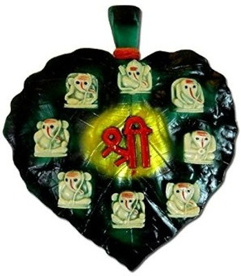 

Anant Shri Patta Ganesha Wall Hanging Decorative Showpiece - 20 cm(Polyresin, Multicolor)