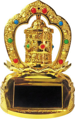 

Kraft Village Decorative Showpiece - 11 cm(Plastic, Gold)
