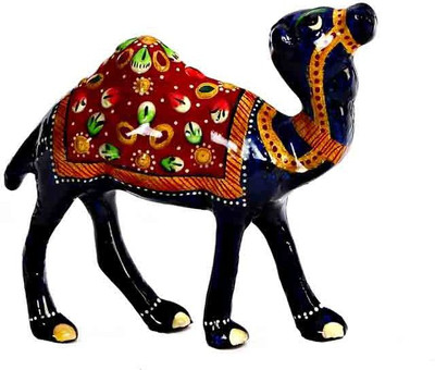 

ByCue Camel Metal Decorative Showpiece - 7.5 cm(Iron, Multicolor)